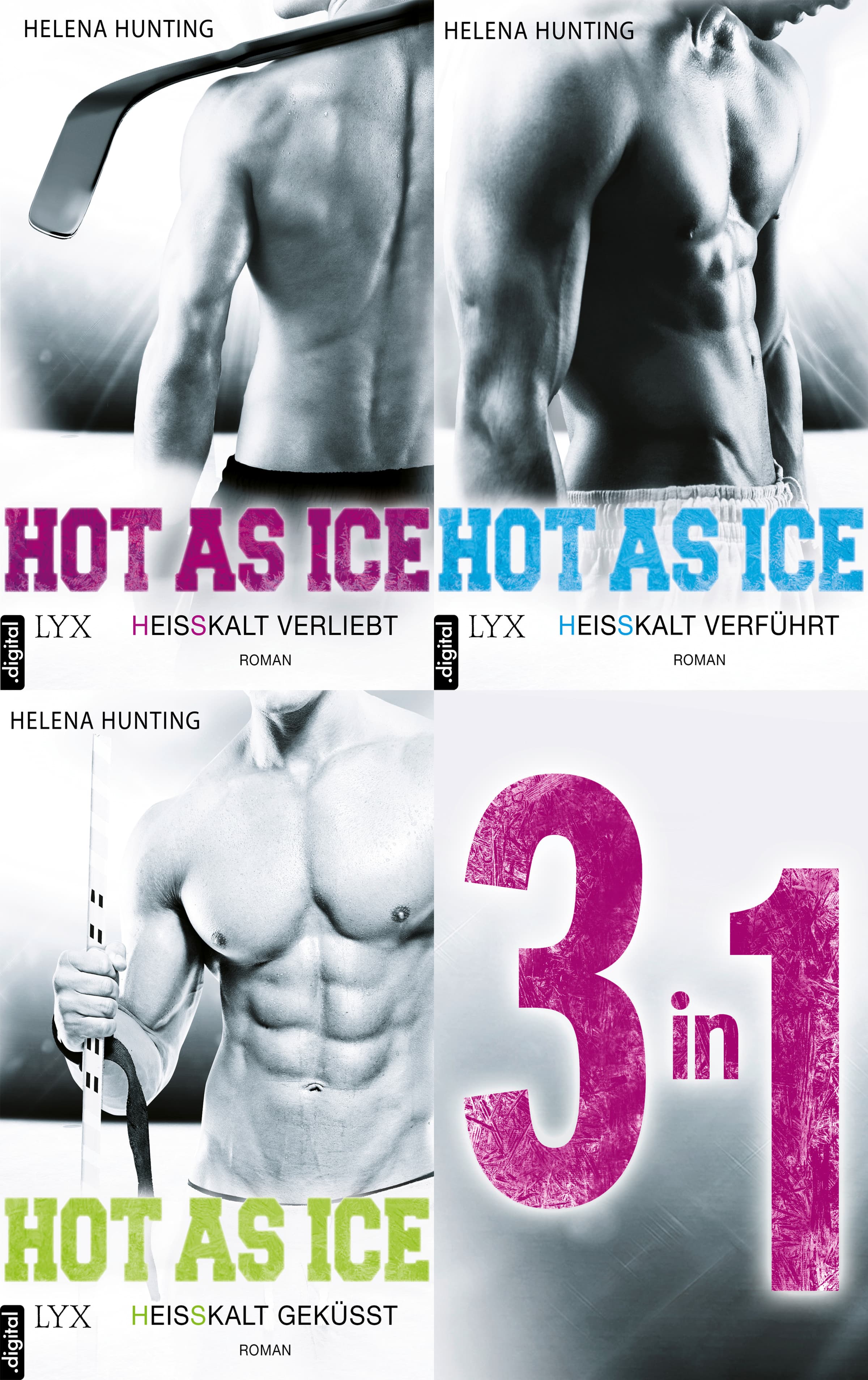 Hot As Ice 1-3: Drei Romane in einem E-Book