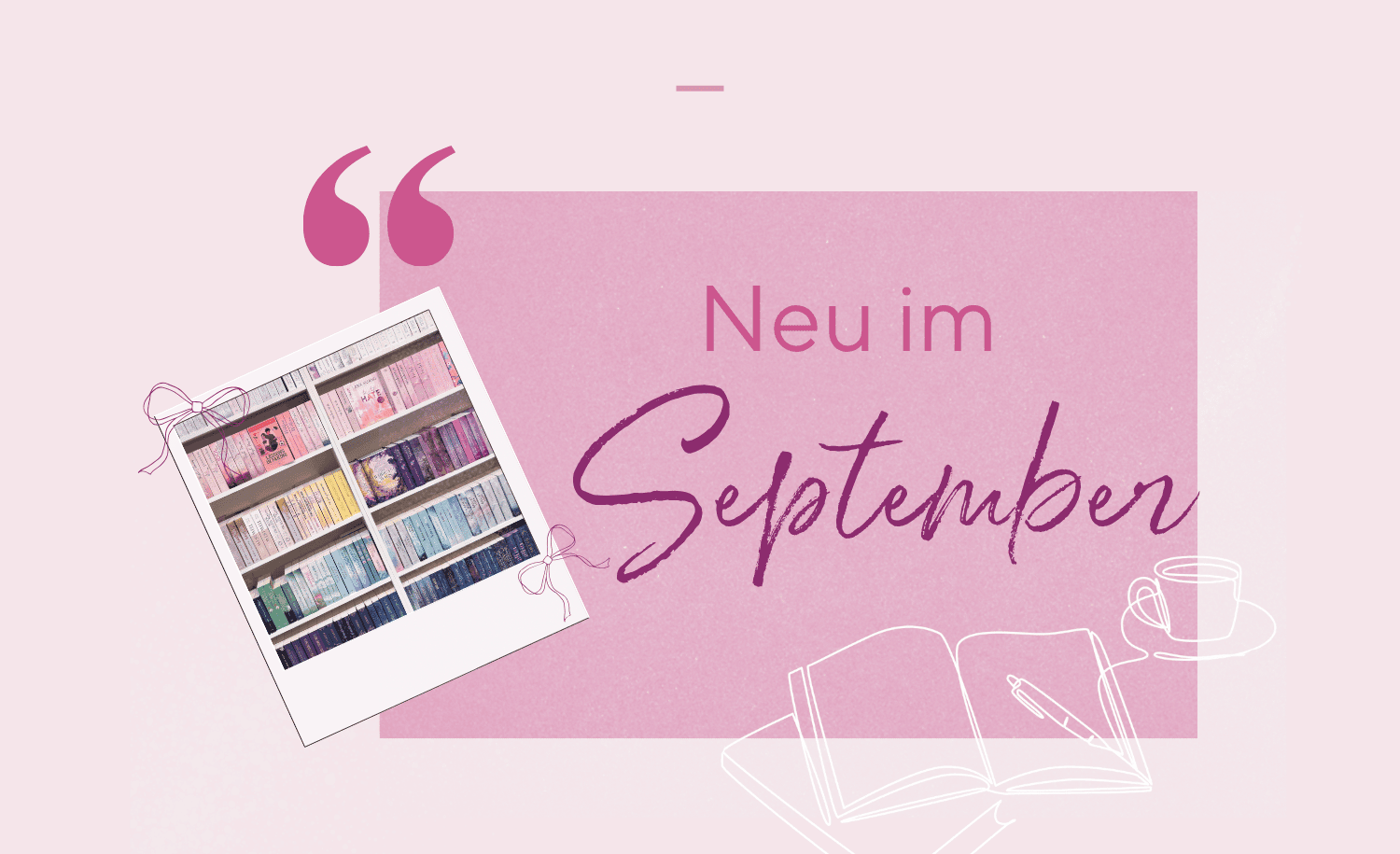 Abbildung Unsere September-Novis – Bleibt es noch beim Iced Matcha Latte als Lese-Spaßgetränk oder steigen wir schon um auf den Pumpkin Spice Latte?