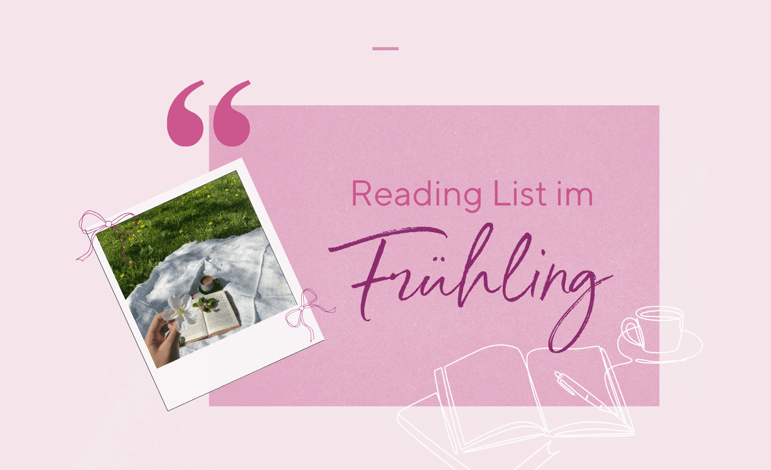Abbildung Sun's out, books out: Diese 5 Bücher wecken Frühlingsgefühle!