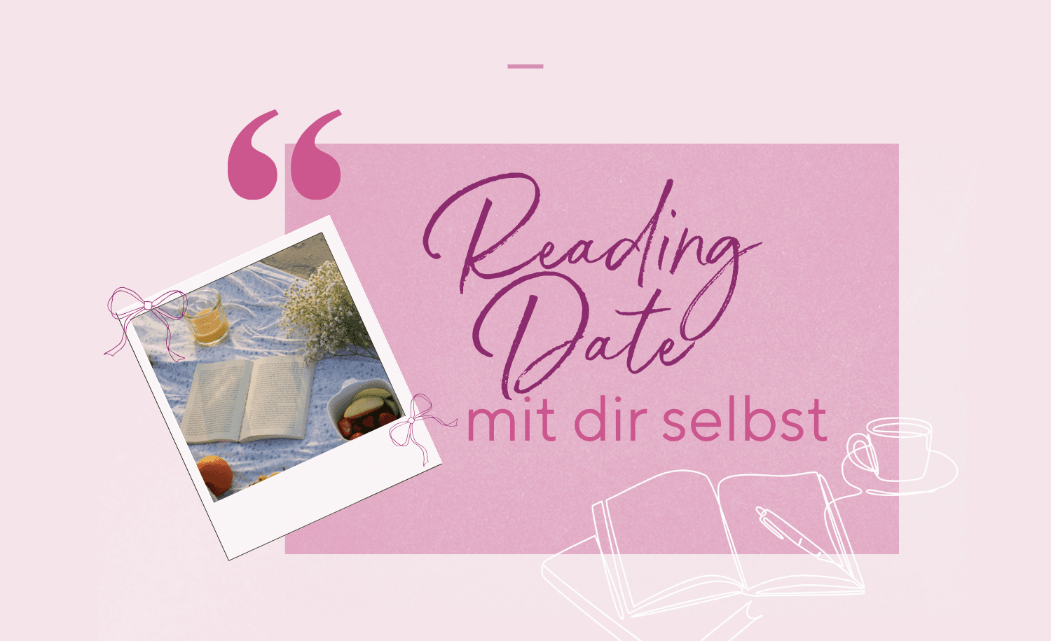 Abbildung Reading Date mit dir selbst ohne Sunshine Guilt: Du musst diesen Sommer nicht ständig unterwegs sein!
