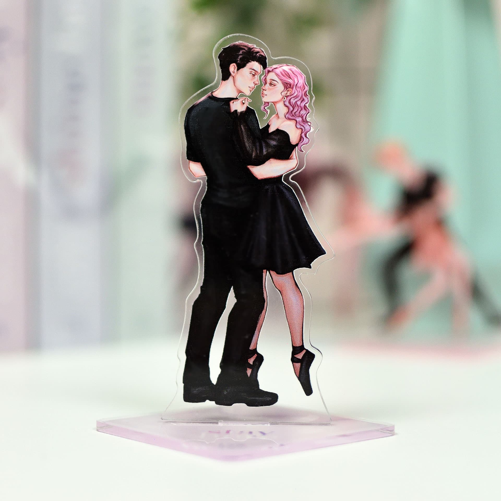 STAY HERE – Acrylaufsteller