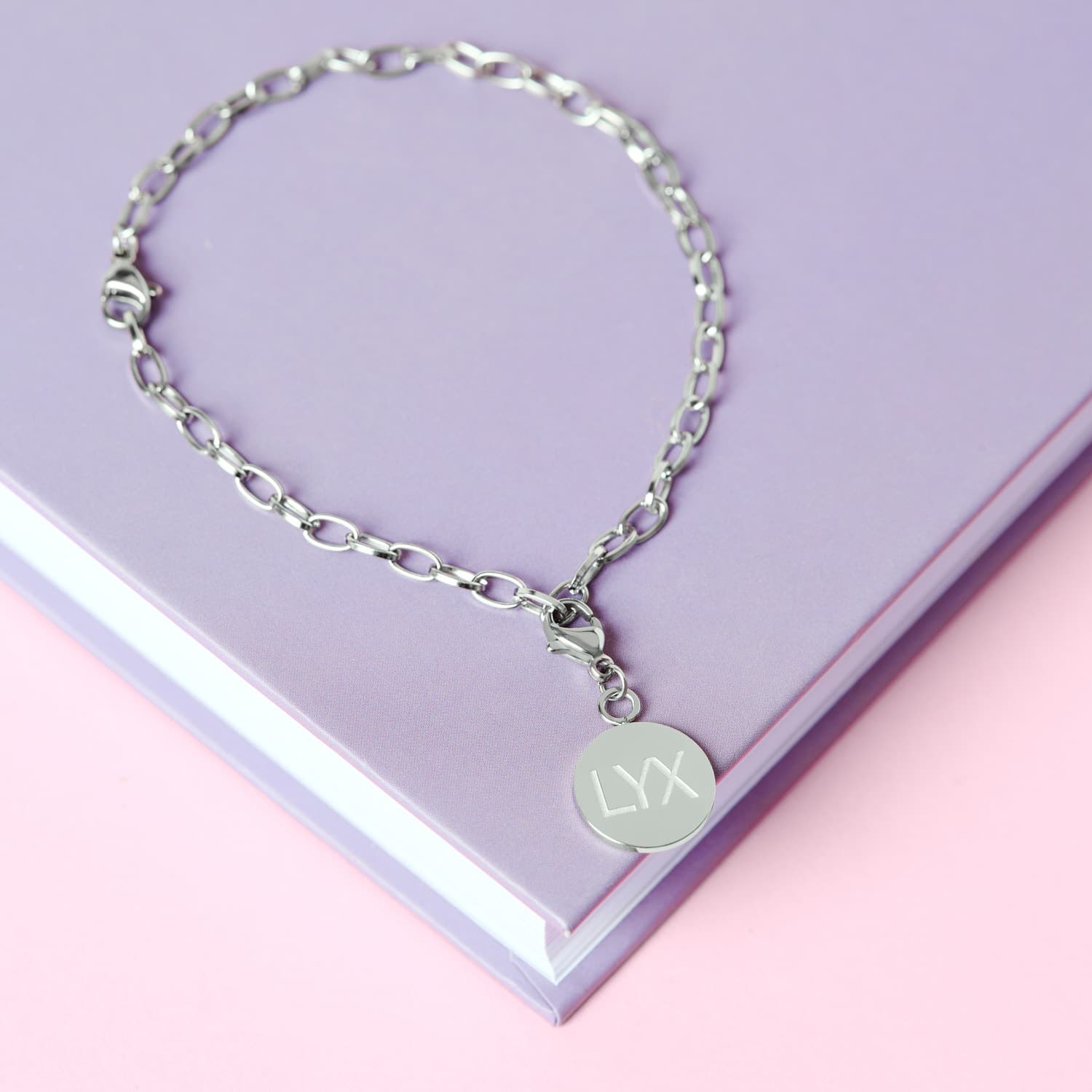LYX Charm Bracelet Silber