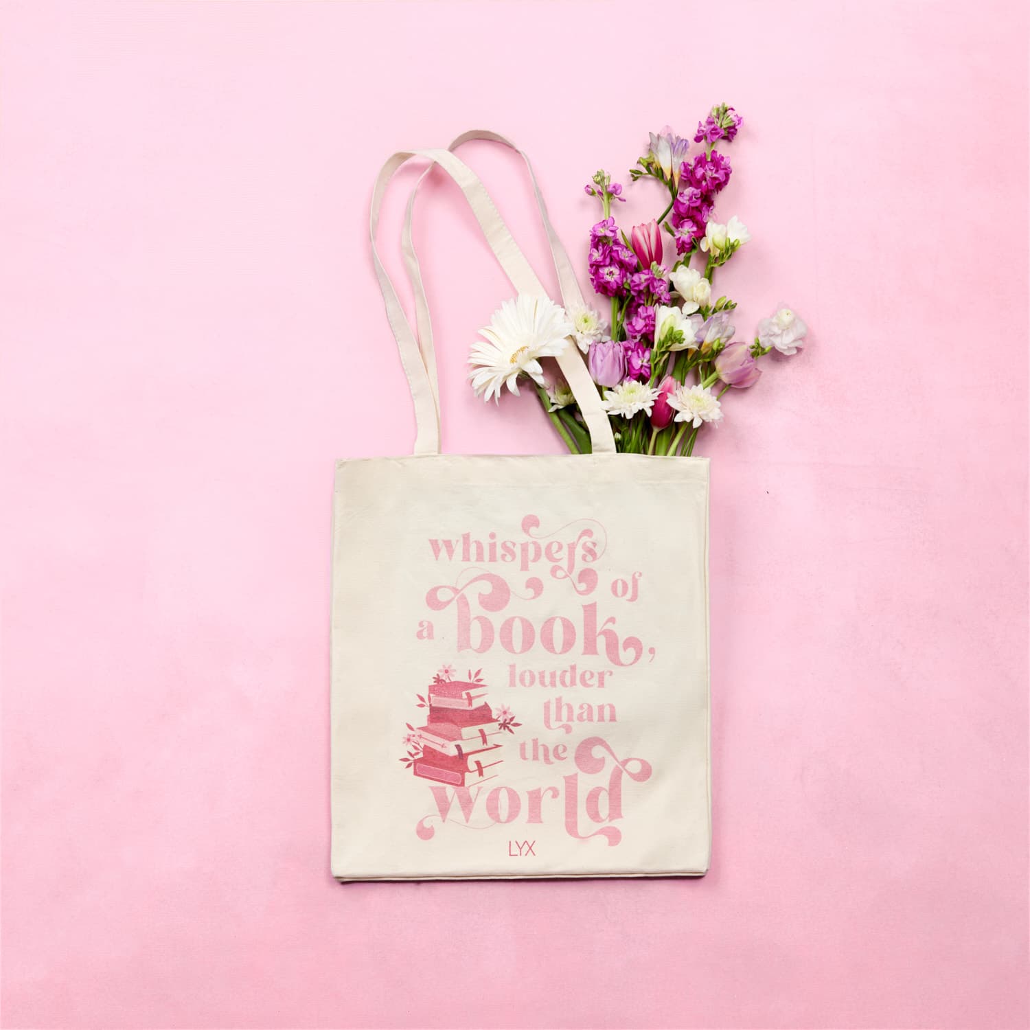 WHISPERS OF A BOOK LYX Canvas-Tasche